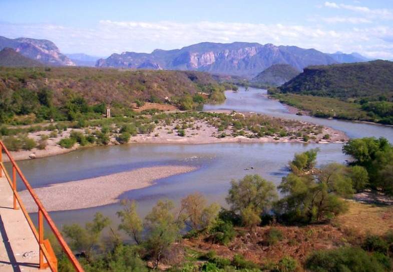 Río Fuerte, en Chihuahua