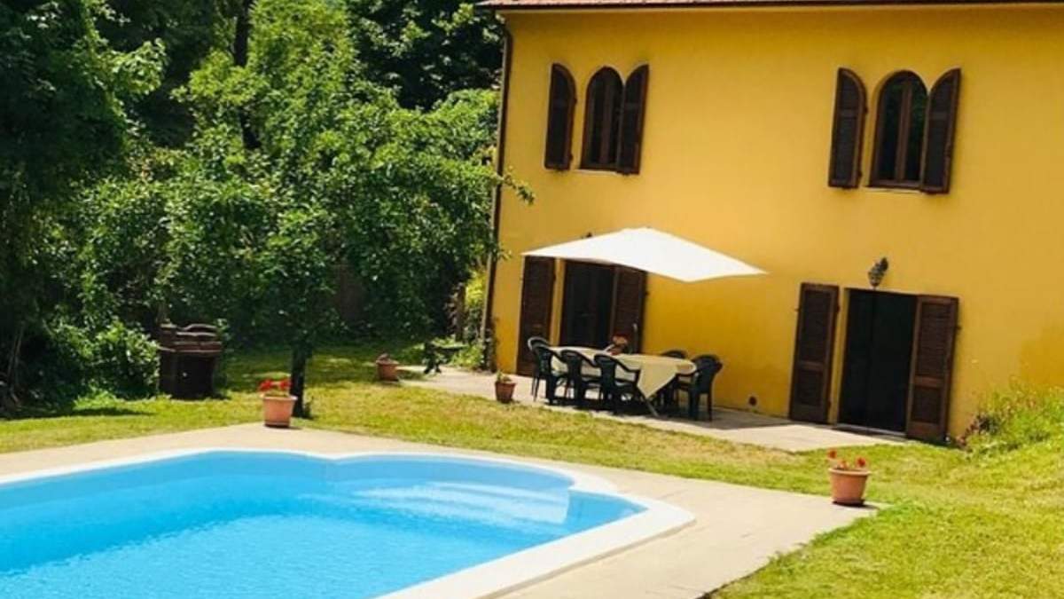 Sortean mansión en la Toscana. Fuente: (Instagram)
