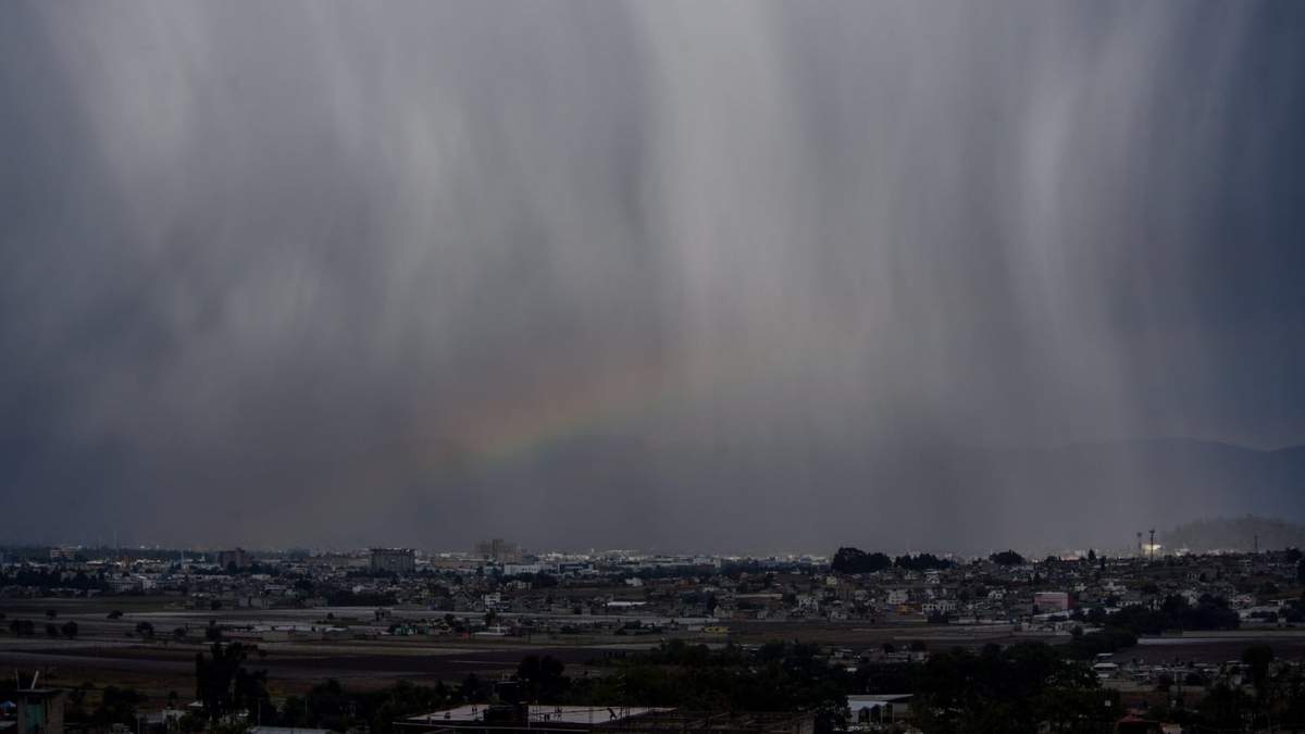 El martes por la tarde el Valle de Toluca fue azotado por una fuerte tormenta