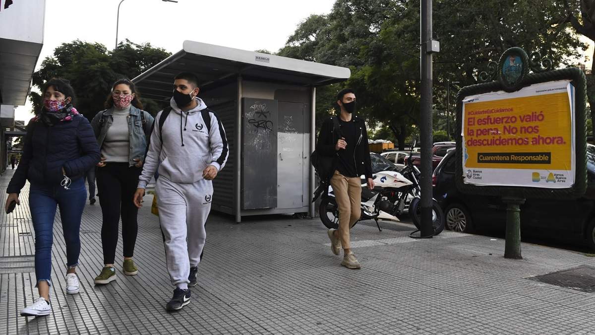 Cuarentena en Buenos Aires. Fuente: (Twitter)