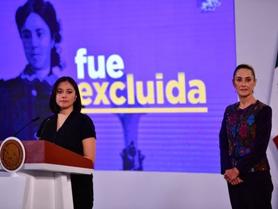 Conmemoran en la conferencia de Sheinbaum el 71 aniversario del voto de las mujeres en México