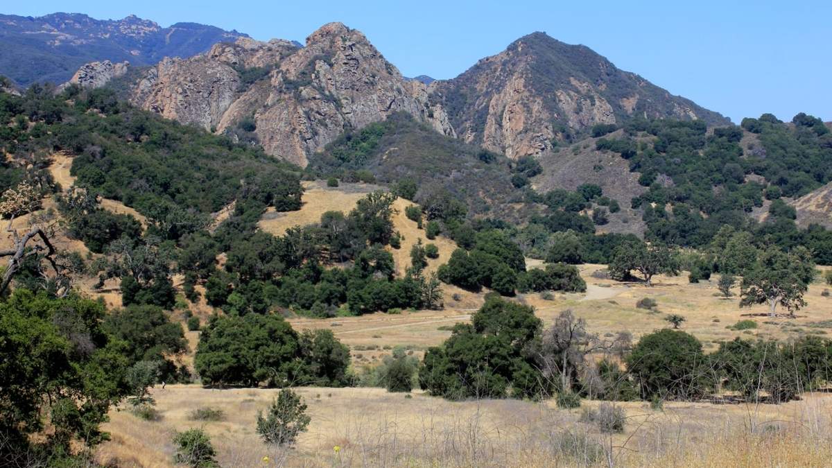 El Parque Estatal de Malibu Creek cerca de Calabasas, California