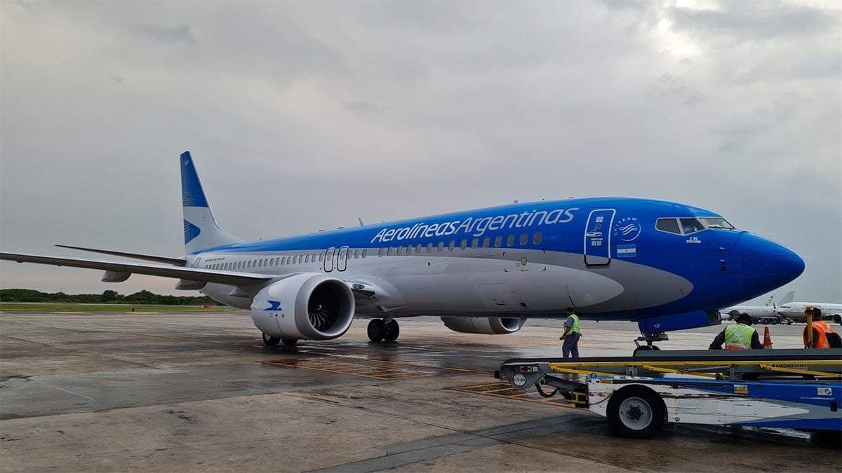 El nuevo "chiche" de Aerolíneas Argentinas.