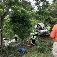 Mueren cinco migrantes centroamericanos por accidente carretero en Tabasco