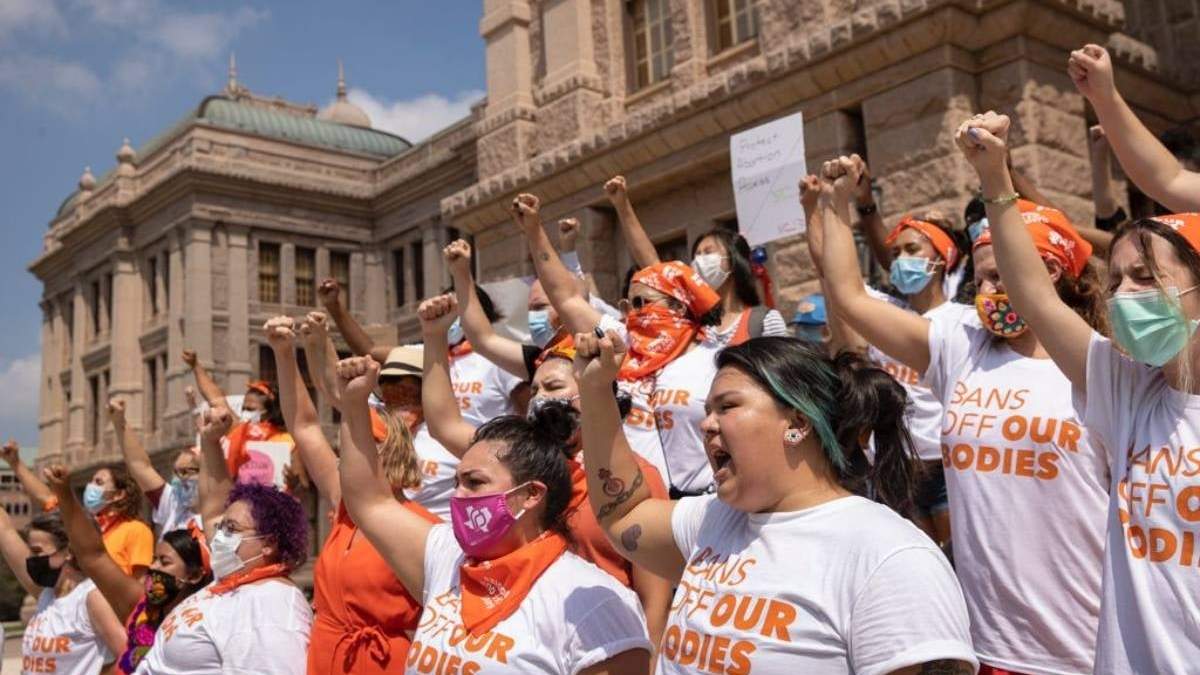Protesta por el aborto en Texas