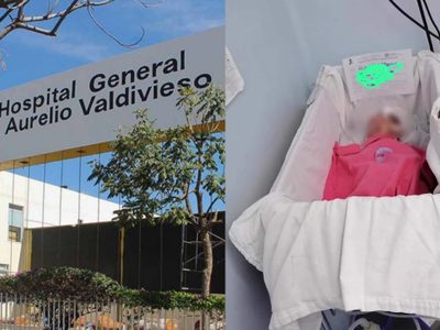 Usan una caja de cartón como cunero en hospital de Oaxaca; destituyen a subdirector