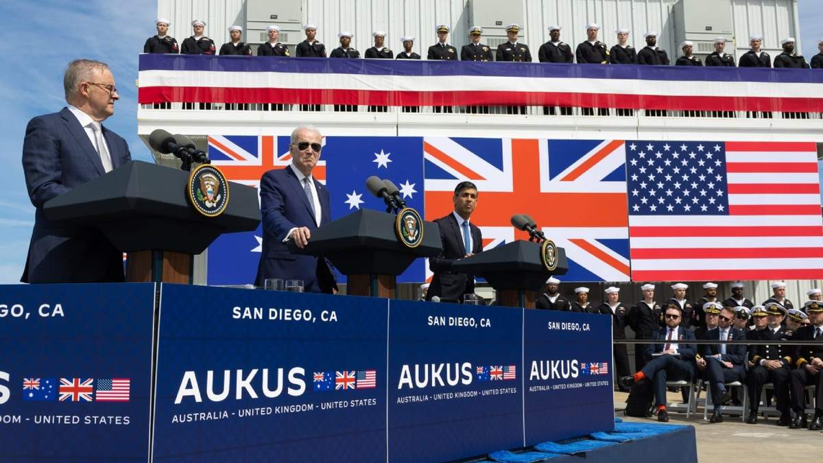 AUKUS. Fuente: (Twitter)