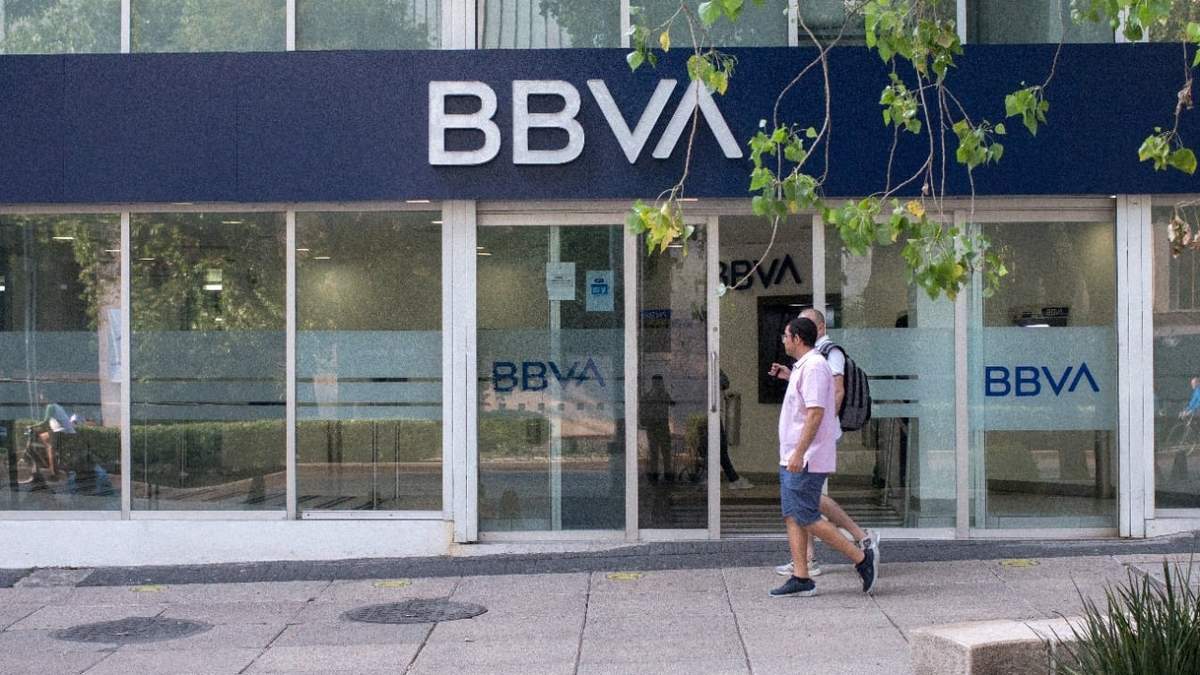 Una sucursal del banco BBVA