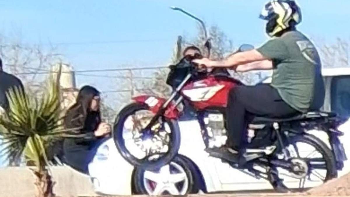 Un peligro en medio del parque.