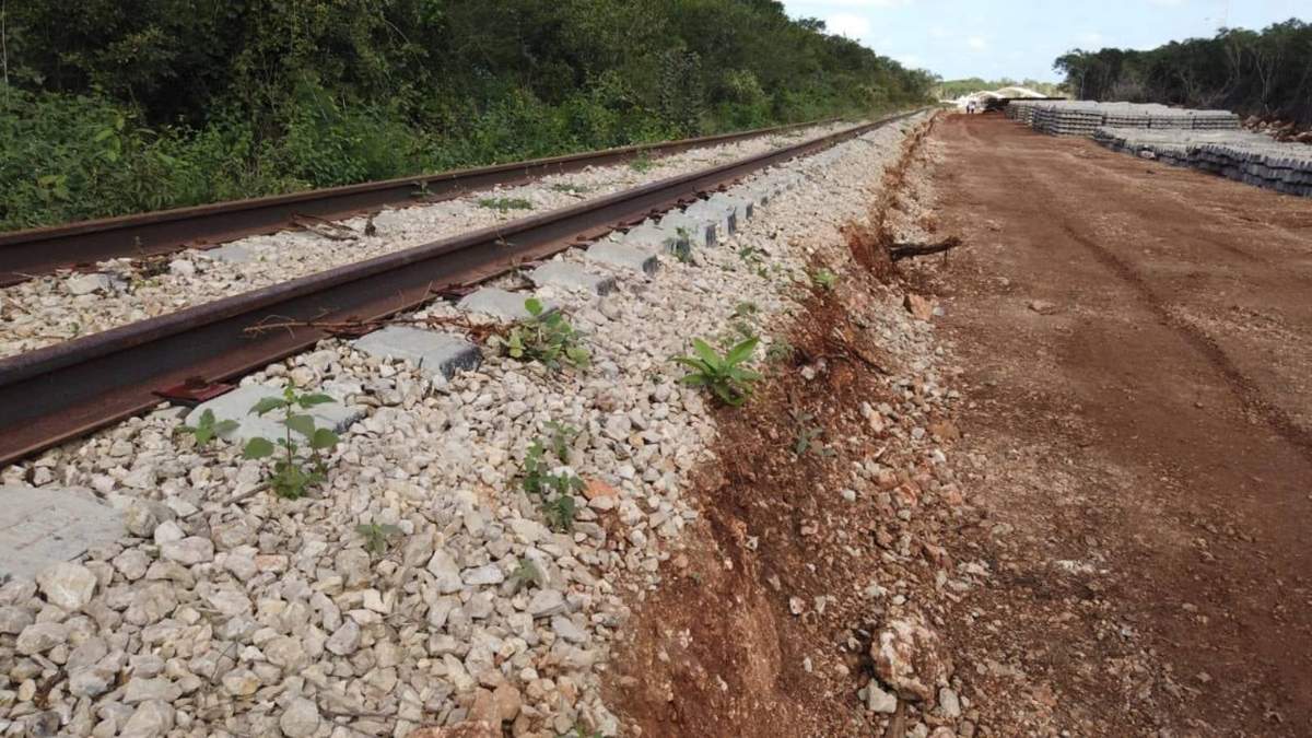 Tramo por donde pasará el Tren Maya