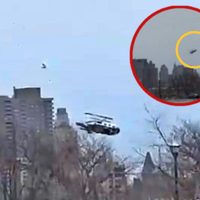 Captan en VIDEO el momento exacto del desplome de helicóptero en Nueva York
