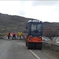 Vialidad Nacional realizó reparaciones de baches en el viejo puente de La Rinconada