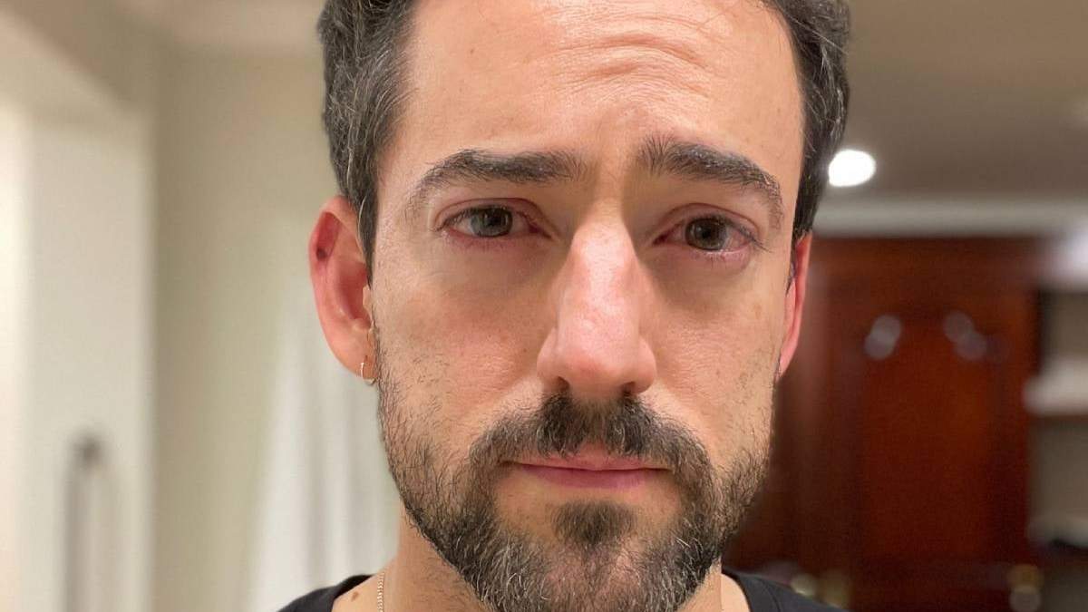 La imagen que compartió el actor en redes sociales