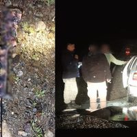 Tiraron el rifle por la ventanilla metros antes de un control policíal