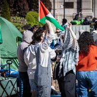Varias universidades de EU registran protestas a favor de los palestinos