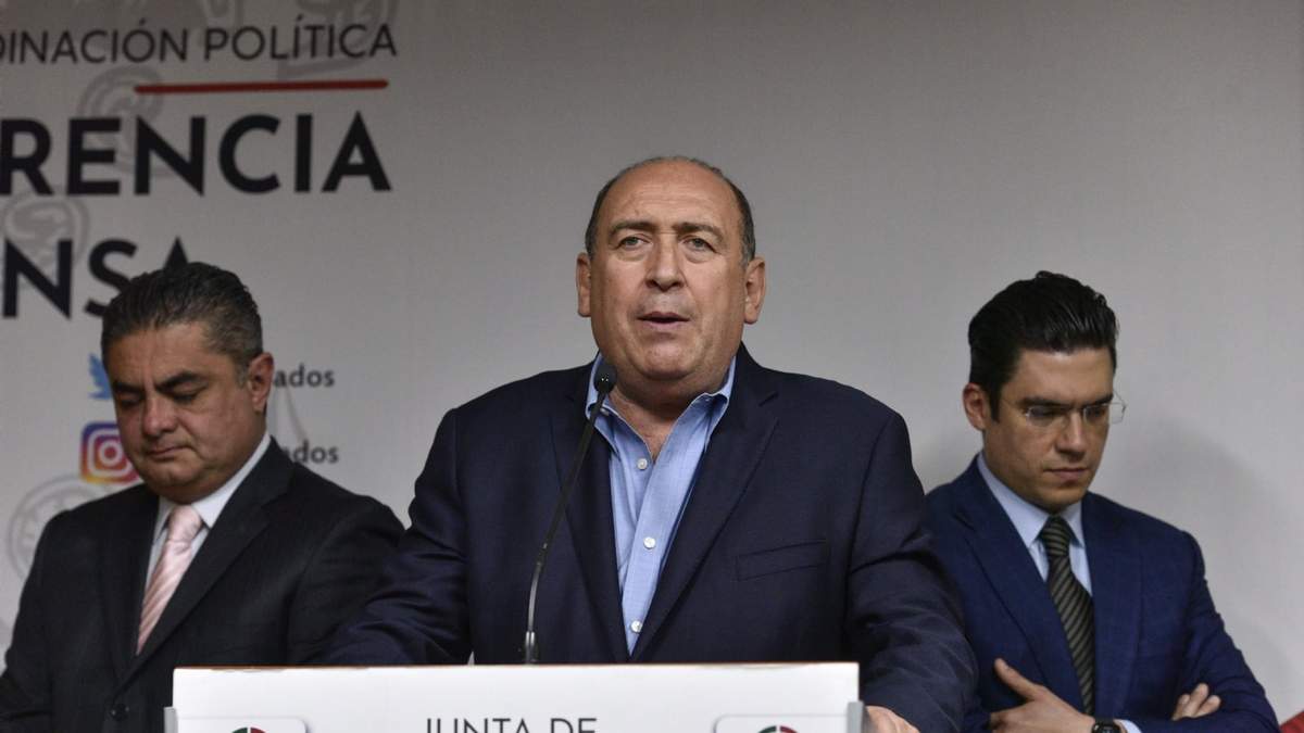 El líder de la bancada del PRI, Rubén Moreira