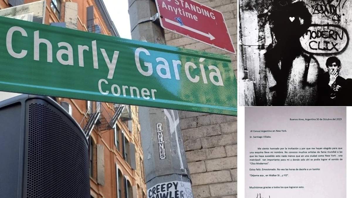 Esquina Charly García en NY