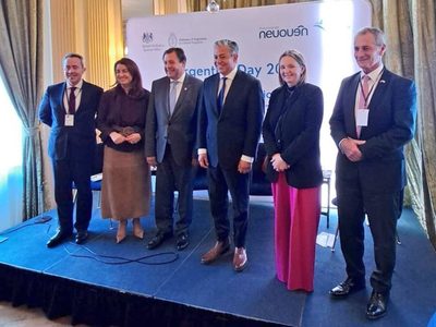 Rolando Figueroa y Alberto Weretilneck buscan inversores británicos en Londres