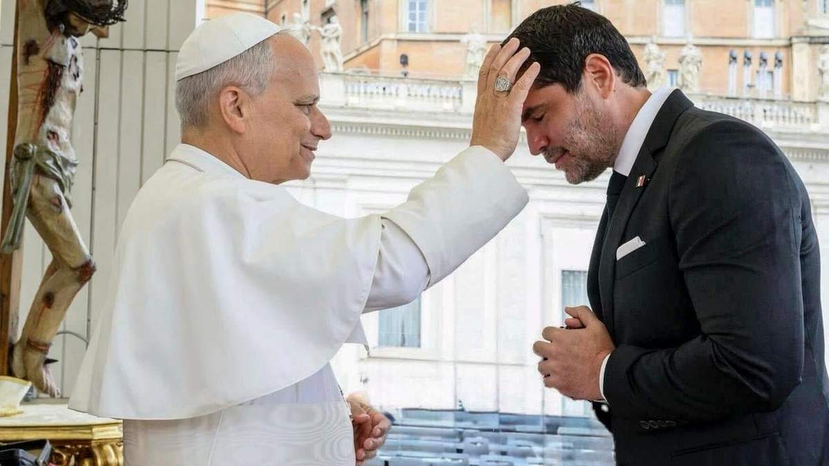 Verástegui. La bendición del papa León XIV
