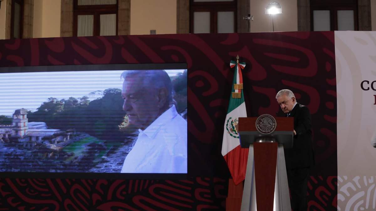 El presidente en Palacio Nacional