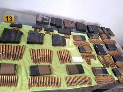 Aseguran granadas y armamento en Ciudad Guzmán
