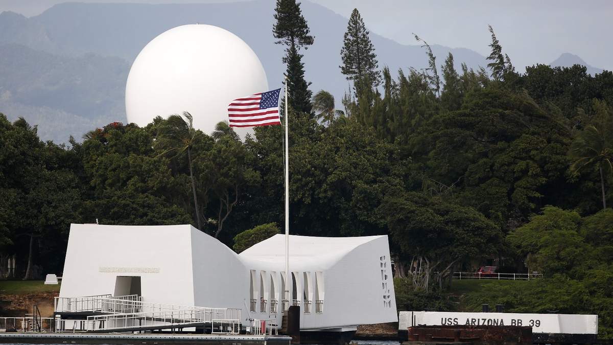 El monumento al USS Arizona, parte del Monumento Nacional Valor en el Pacífico