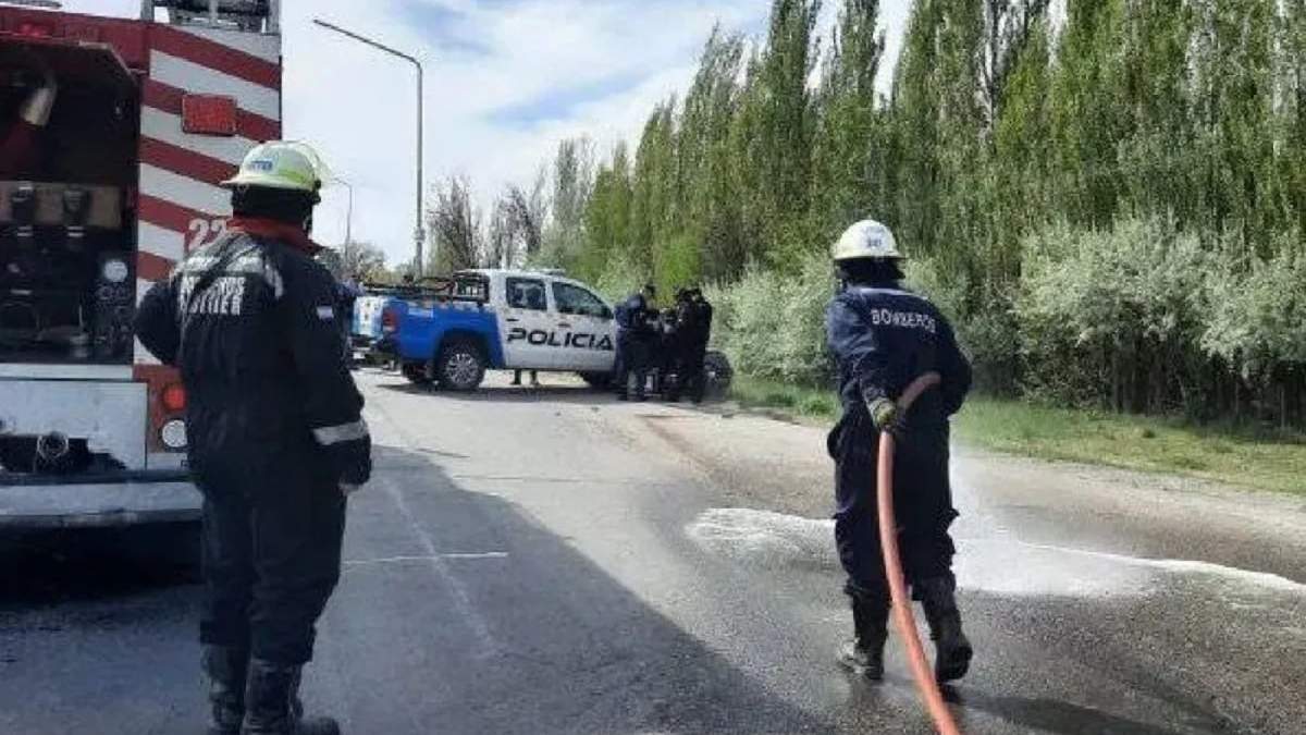 Matías García murió atropellado frente a Piscicultura en la Ruta 22. Fuente (X)