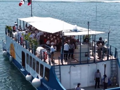Sheinbaum inaugura el Marinabús, nuevo transporte marítimo en Acapulco (Video)