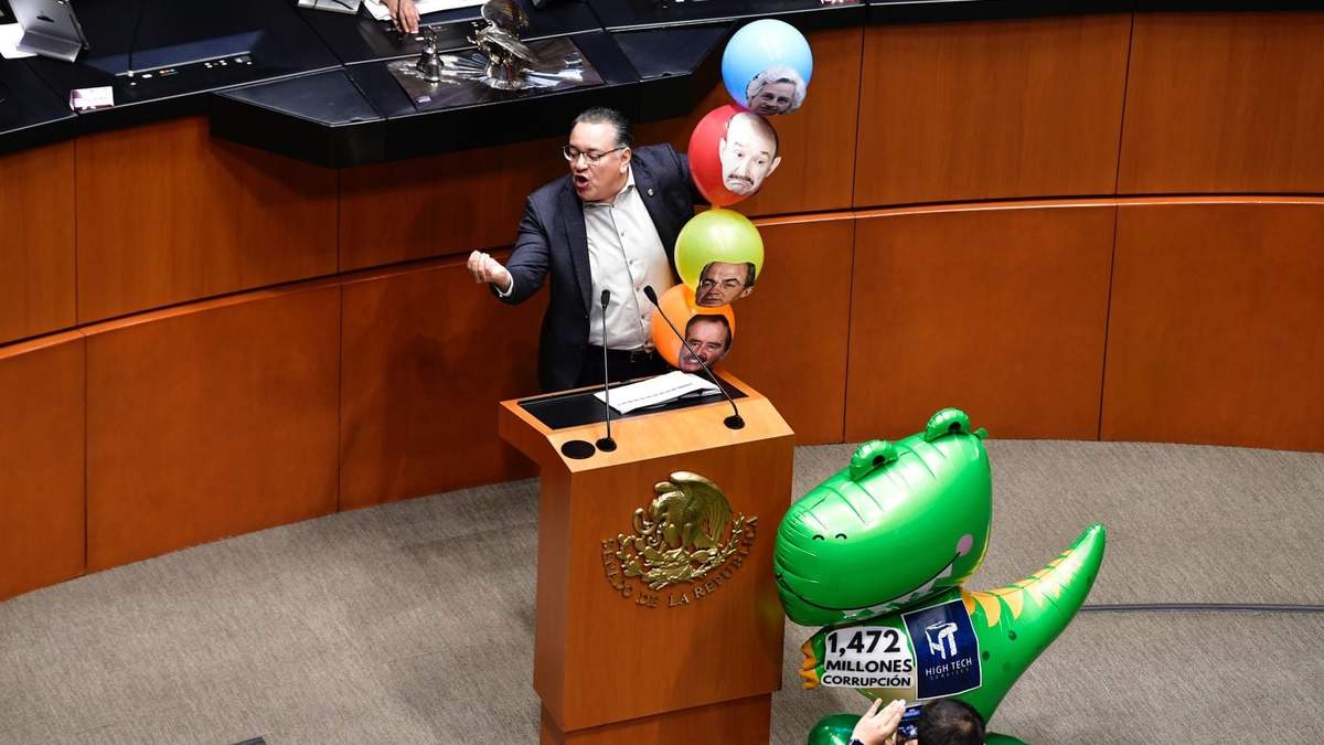 Gabriel García Hernández en su intervención en tribuna