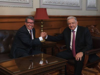 "Encuentro afortunado": Ricardo Monreal se reúne con AMLO