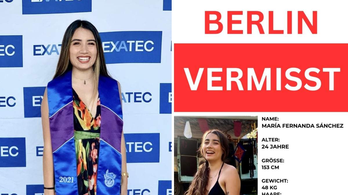María Fernanda Sánchez, mexicana desaparecida en Berlín