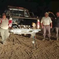 Inspectores de Fauna de Neuquén incautaron 40 ejemplares de trucha arco iris producto de la pesca furtiva