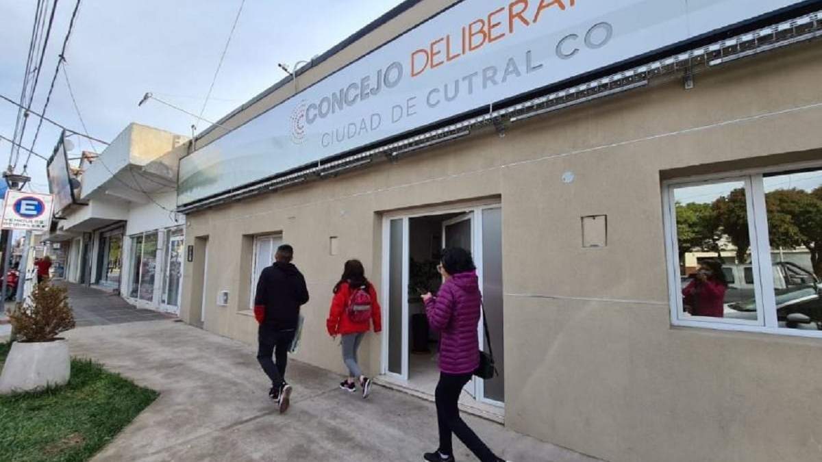Concejo Deliberante de Cutral Co. Fuente: (Cutral Co al Instante)