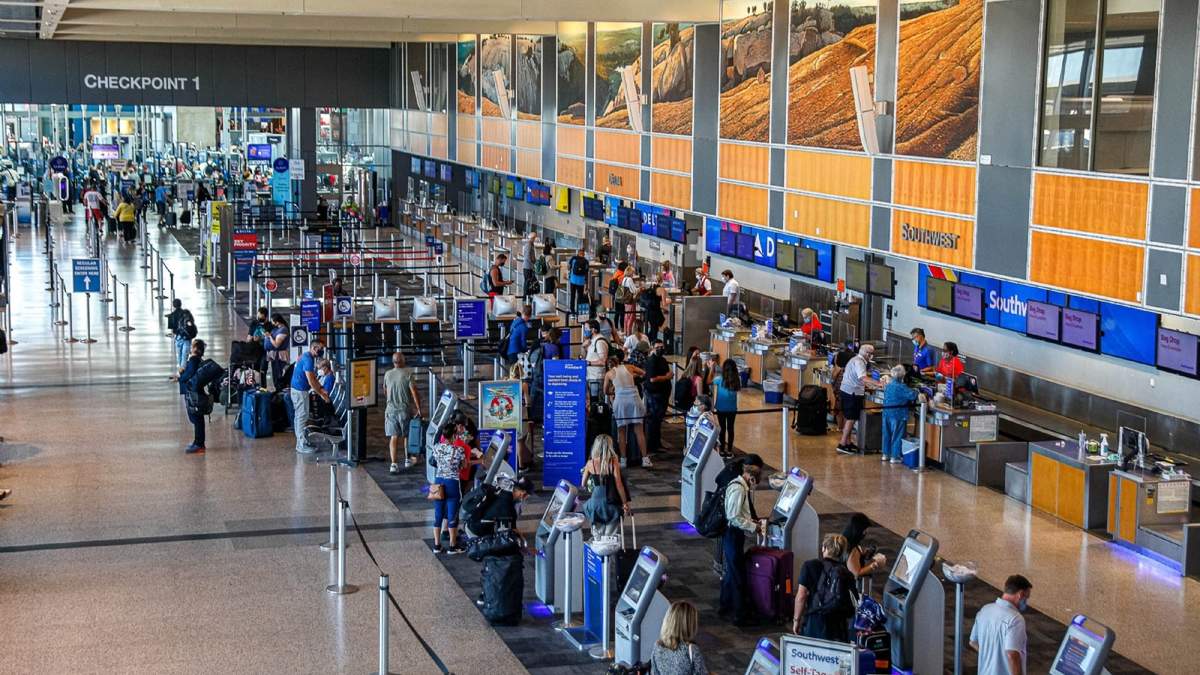 Aeropuerto estadounidense. Fuente: (Twitter)