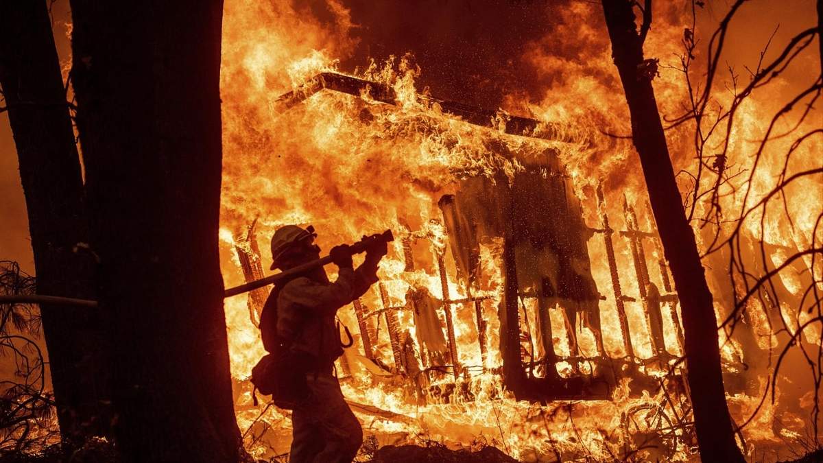 Incendios en la Patagonia. Fuente: (Twitter)