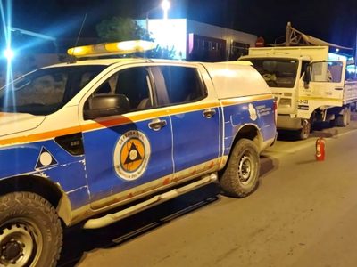 Defensa Civil reaccionó a tiempo y evitó un robo millonario