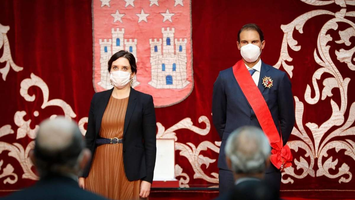 Rafael Nadal e Isabel Díaz Ayuso. Fuente: (Instagram)