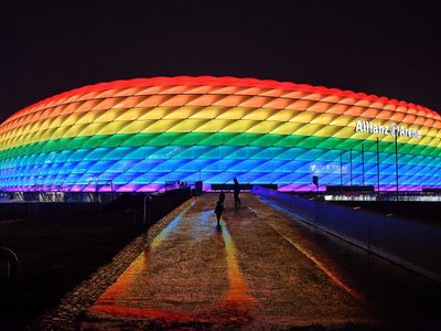La UEFA prohíbe iluminar el estadio de Múnich con los colores del arcoíris en el Alemania-Hungría