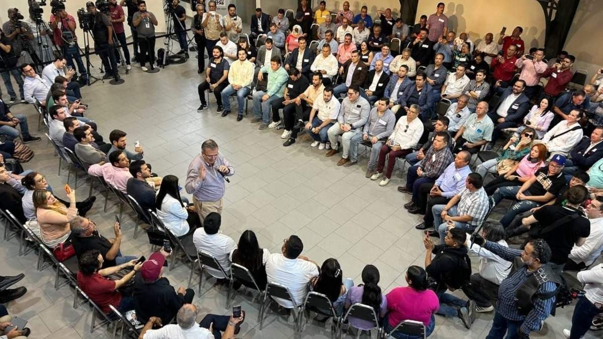 Marcelo Ebrard en Nuevo León