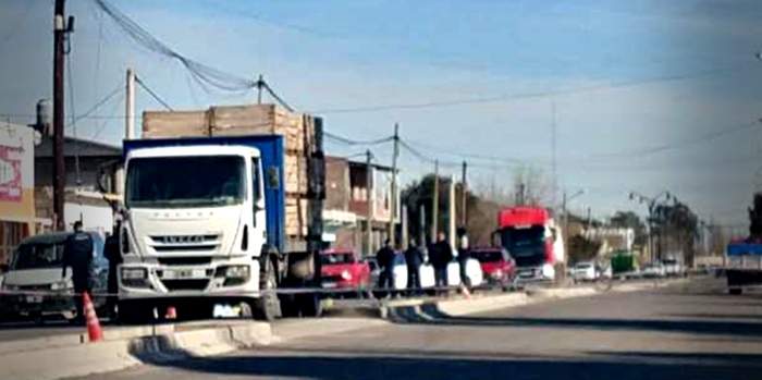 Accidente en Huergo