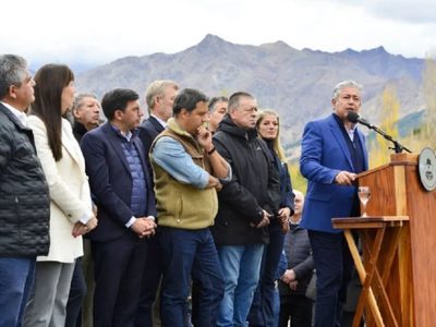 Se inauguró el asfalto de la Ruta Provincial 39 entre Huinganco y Andacollo