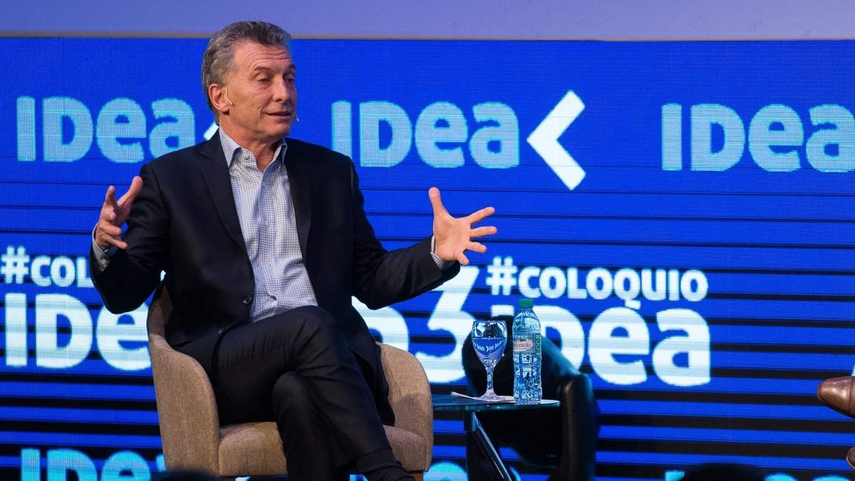 Mauricio Macri en IDEA (Fuente: Twitter)