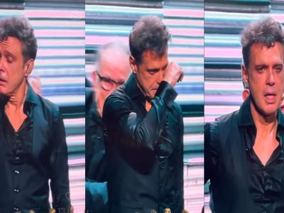 Así lloró Luis Miguel en pleno escenario mientras era ovacionado en Chile (Video)