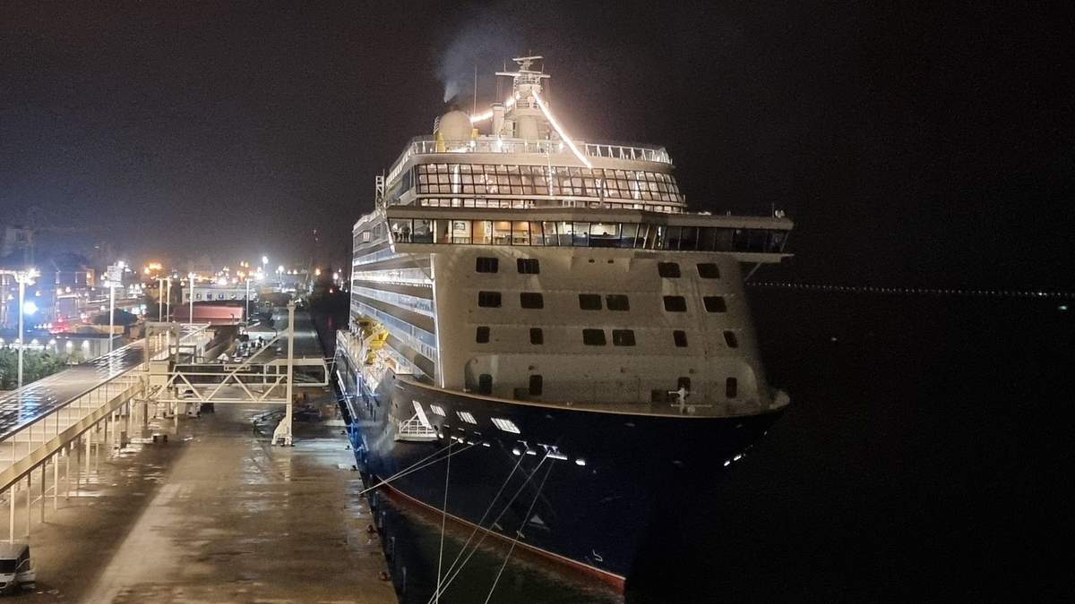 Crucero a salvo tras la tormenta