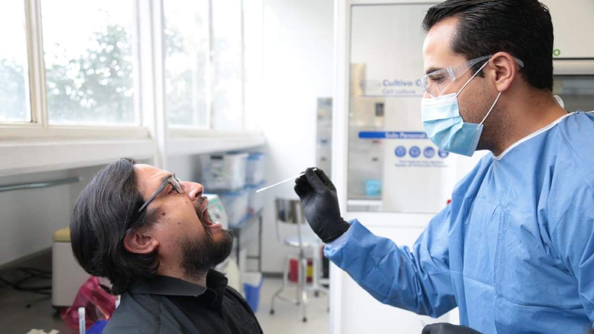 Prueba PCR en México. Fuente: (Twitter)