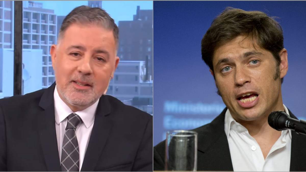 Fabián Doman y Axel Kicillof. Foto: (Twitter)