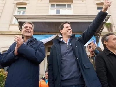 Antes de viajar a China: el acto que compartieron Sergio Massa y Wado de Pedro