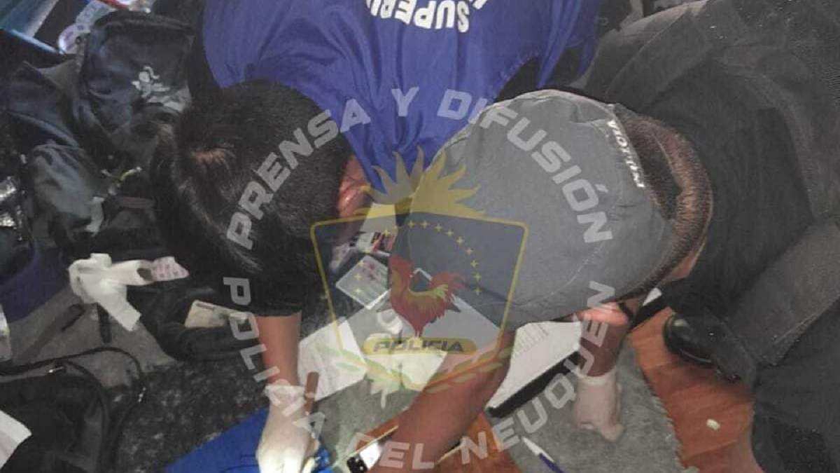 Secuestro de 2 kilos de cocaína. Fuente (Policía de Neuquén)