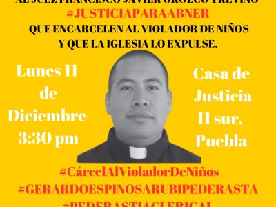 Dan 21 años de prisión a diácono que violó a un niño de siete años en Puebla