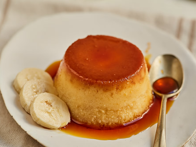 Flan de banana sin gluten: una receta deliciosa y fácil para llevar a cualquier juntada